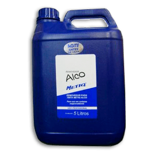 Removedor para tinta base álcool Alco e Alcolor Metiq 5L